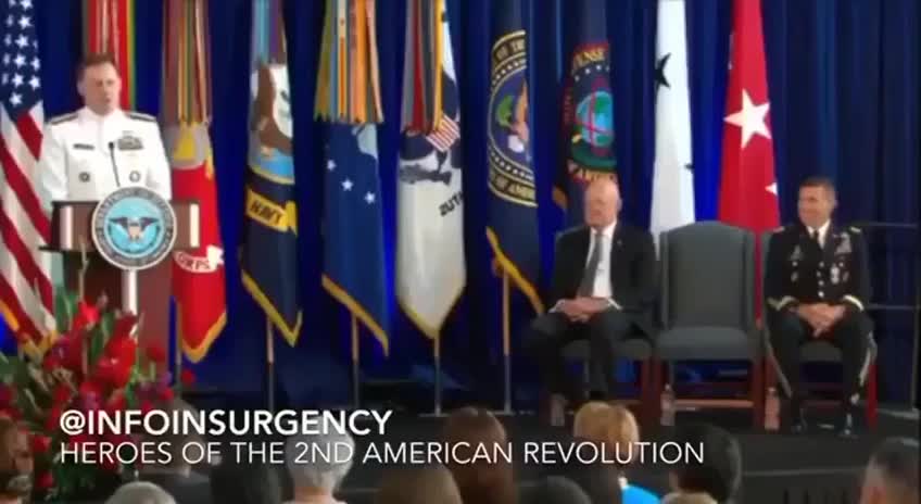 Admiral Rogers admiration speech about General Flynn