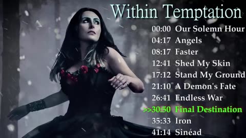 AS MELHORES E MAIS TOCADAS DO WITHIN TEMPTATION.