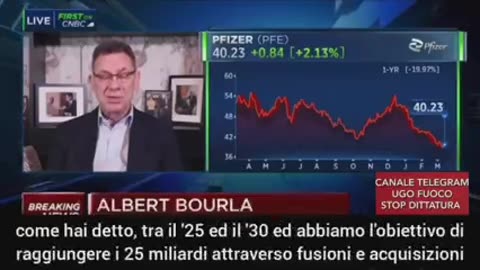 "Da adesso uno su tre avrà il cancro" - Albert Bourla