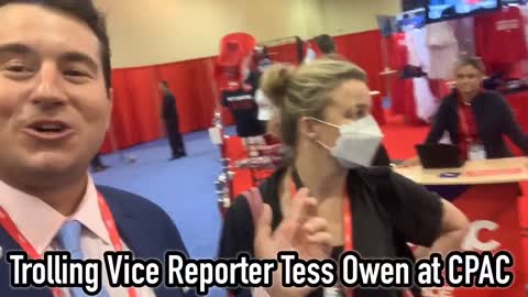 Alex Stein trolls Vice Reporter a CPAC - LMFAO!