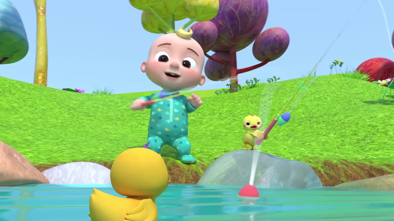 Five little ducks rhymes for kids