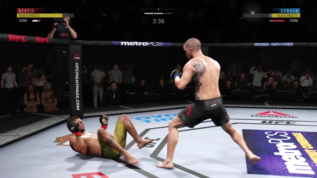 PS4 bot Mirsad Bektic vs user Evan Dunham