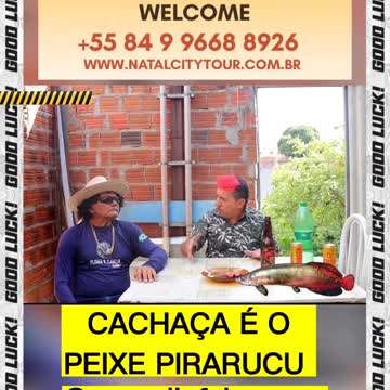 CACHAÇA E O PEIXE PIRARUCU