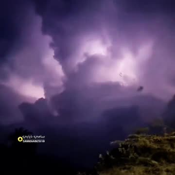 Saudi Arabia: In Jazan, massive lightning strikes have been reported overnight.