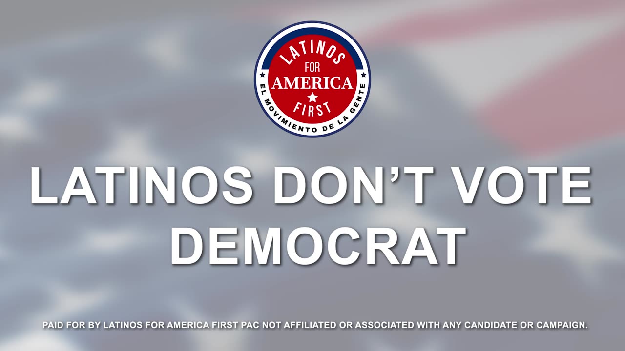 Latinos don't Vote Democrat