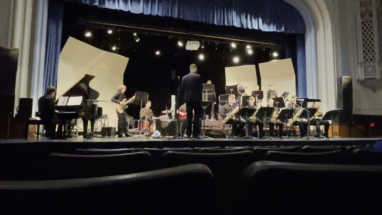 Blue Springs South High School Jazz Band - Back Burner - 2-25-2023