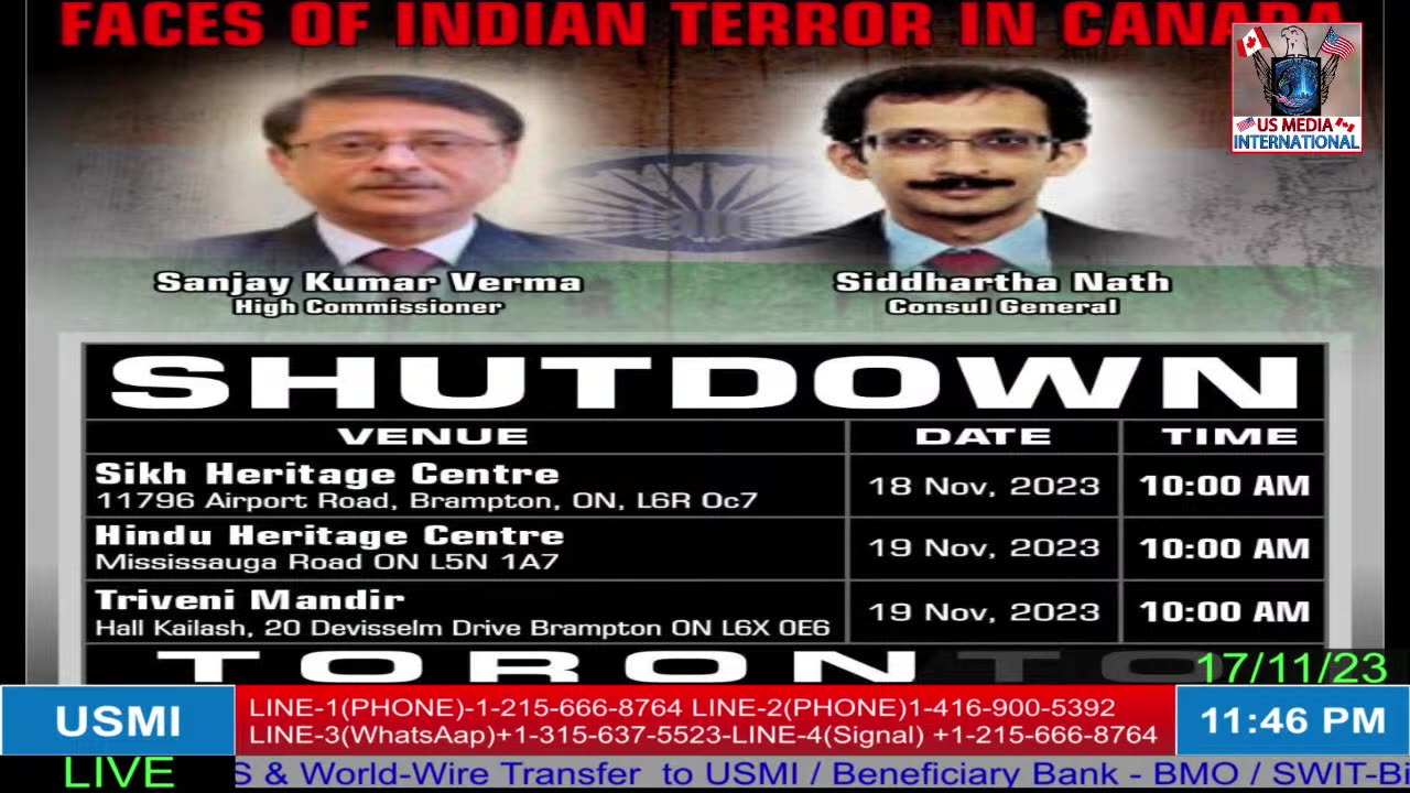 🔴 USMI Live Now; 17 Nov,2023 . ਕਰਦੋ ਸ਼ੇਅਰ 🔴 #ਜਿੰਦਾਬਾਦ_ #ਅਜਾਦ_ #ਪਜਾਬ