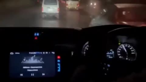 Fortuner Rush driving