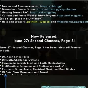 City Of Heroes Homecoming 2022 #Shorts - Started Playing Again