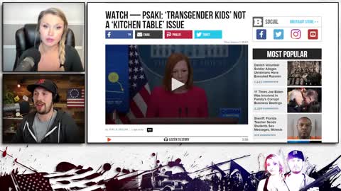 Hacky Psaki Wants to Mutilate Your Kids