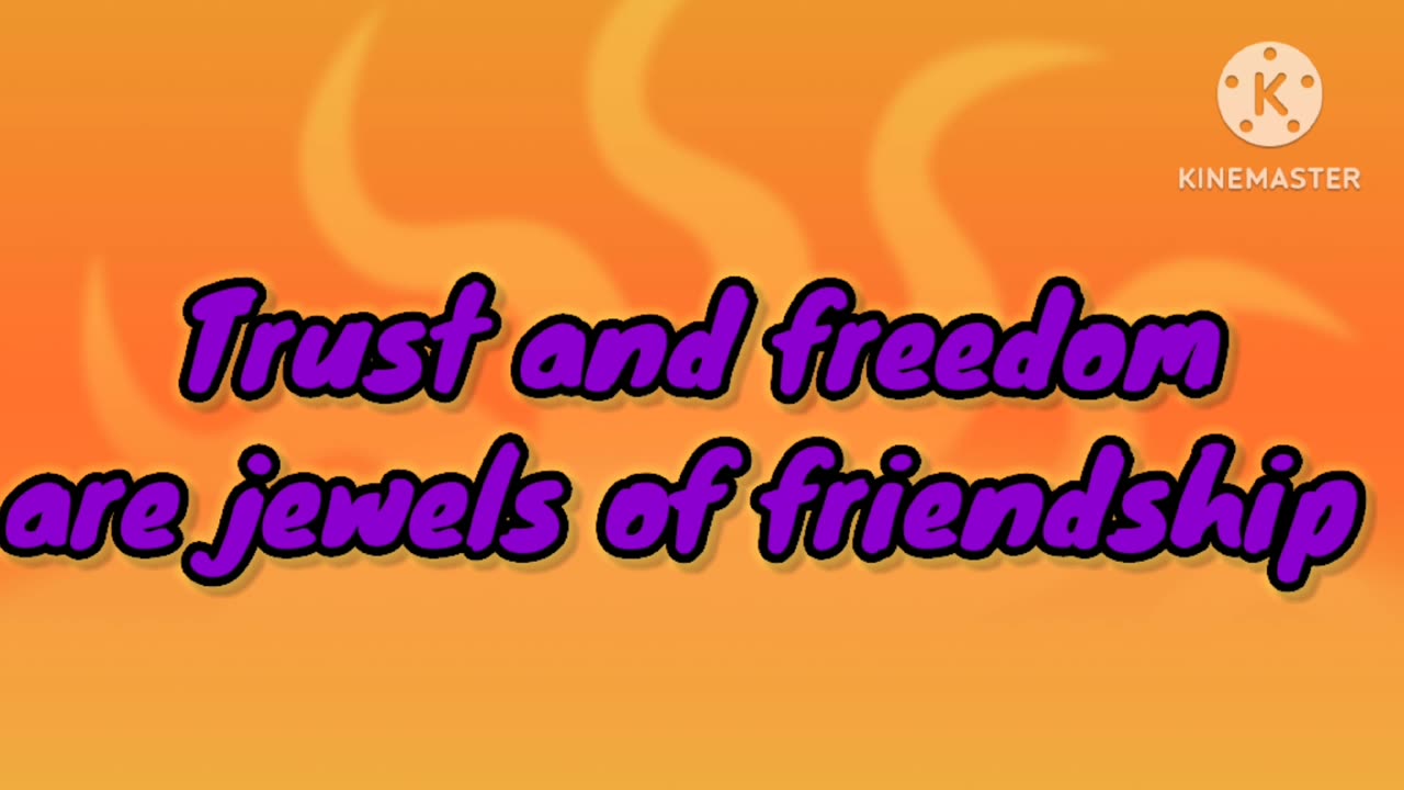 Story :Friendship and freedom