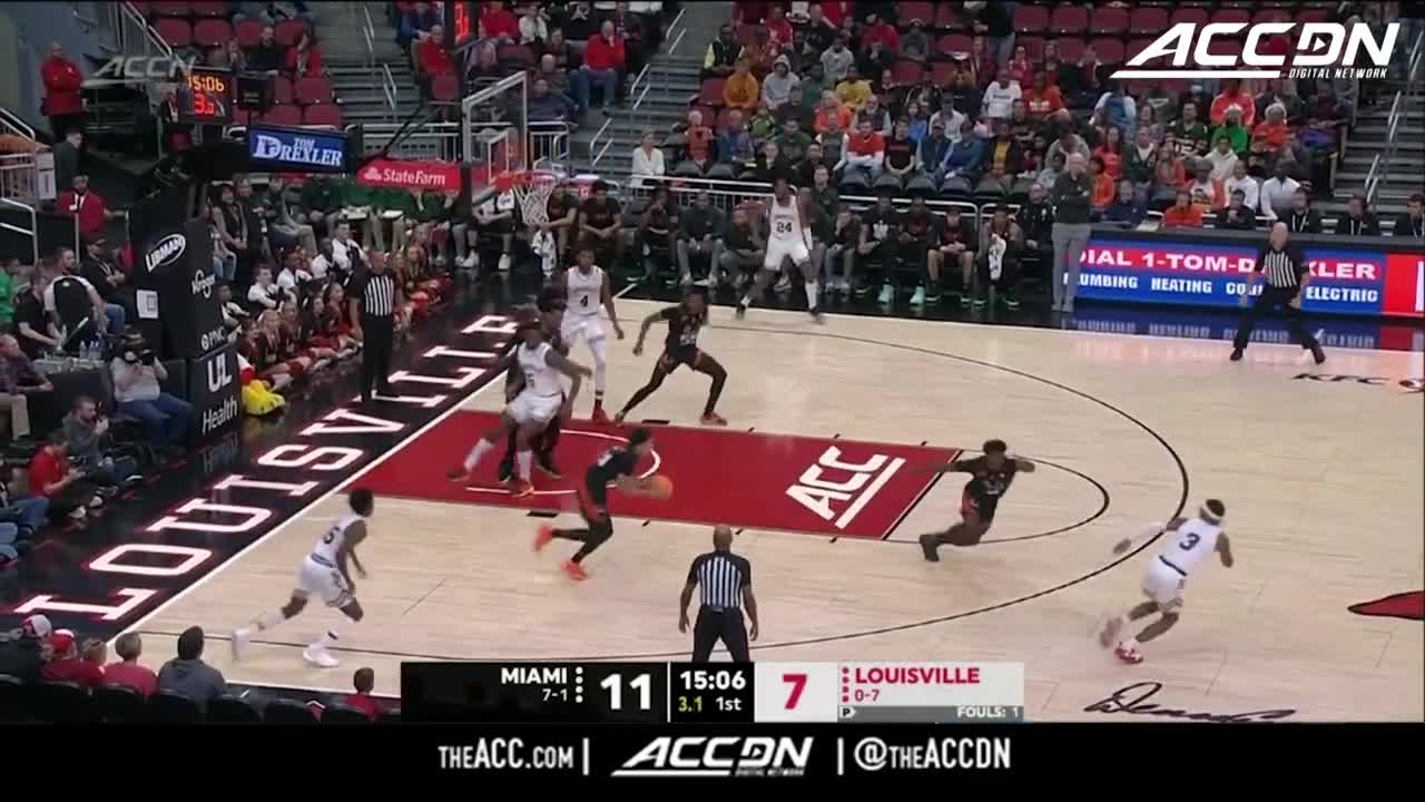 Miami vs. Louisville Men's Basketball Highlights (2022-23)