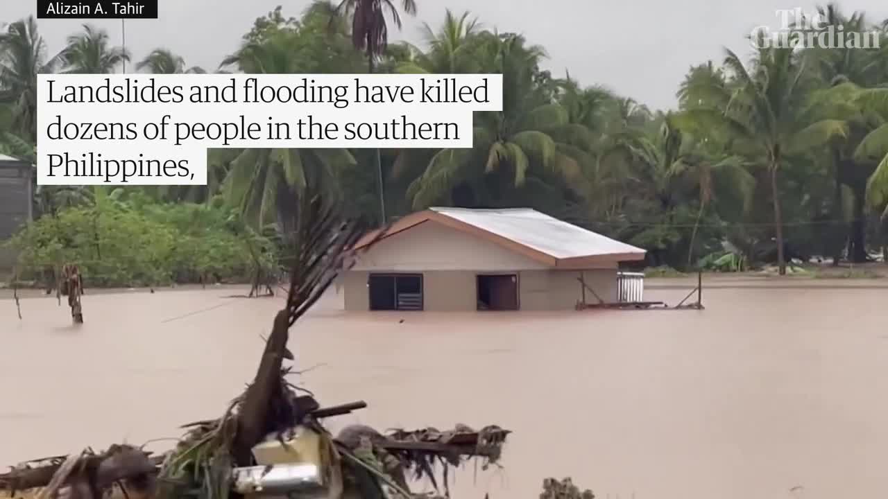 Deadly floods and landslides hit southern Philippines as storm Nalgae approaches