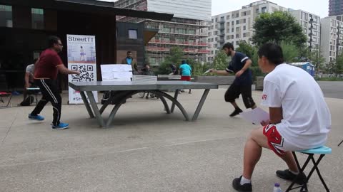 Street Table Tennis Tournament Final Highlights