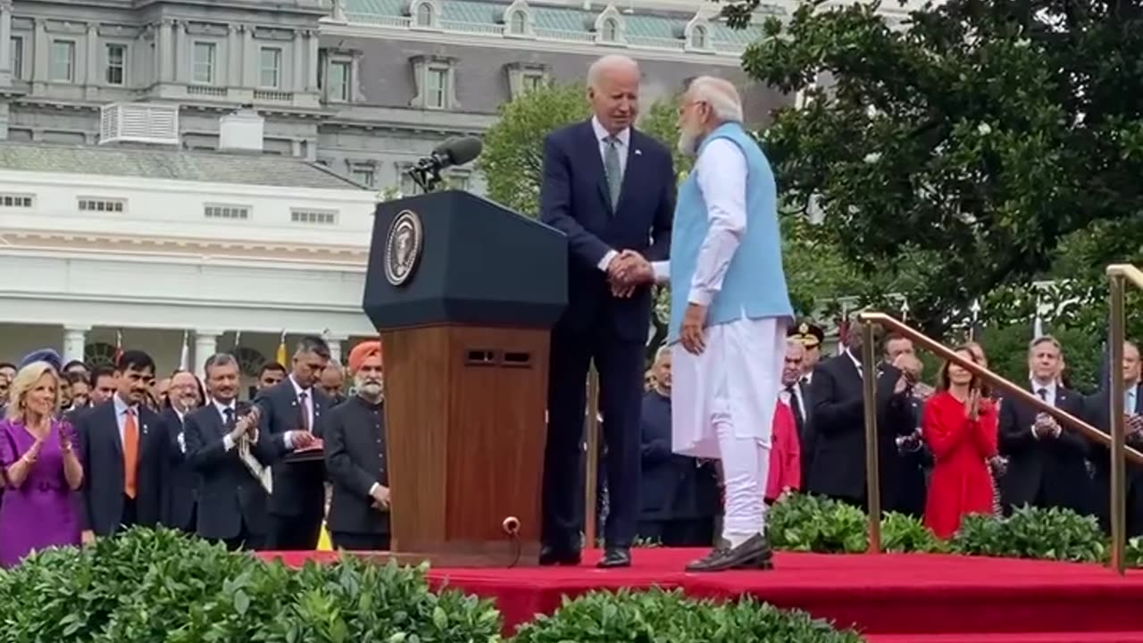 President Biden welcomes PM Modi to the US