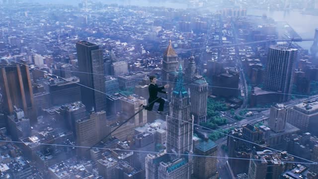 "One steel cable and one stabilizer bar can challenge the 421m New York Twin Towers