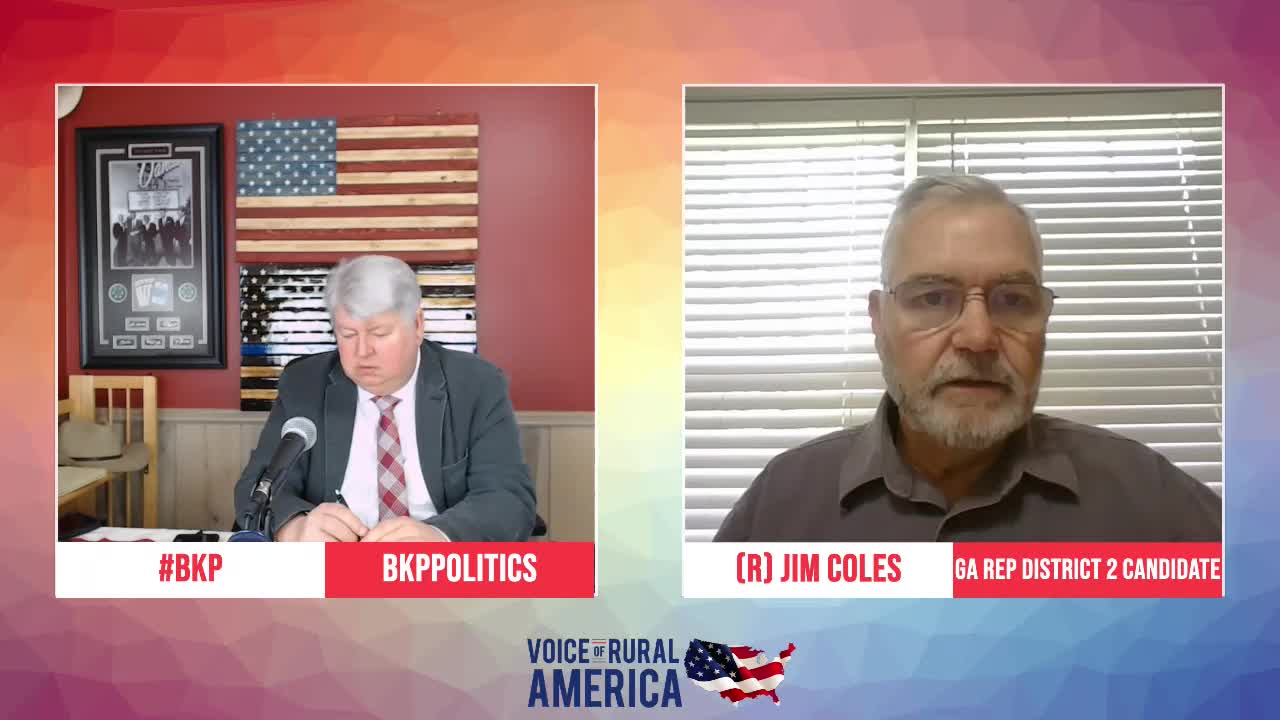 (R) Jim Coles-Ga Rep District 2 Candidate Joins #BKP Politics!