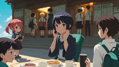 Cozy Lunch Break with Chibi Girl: Lofi Music for Relaxation