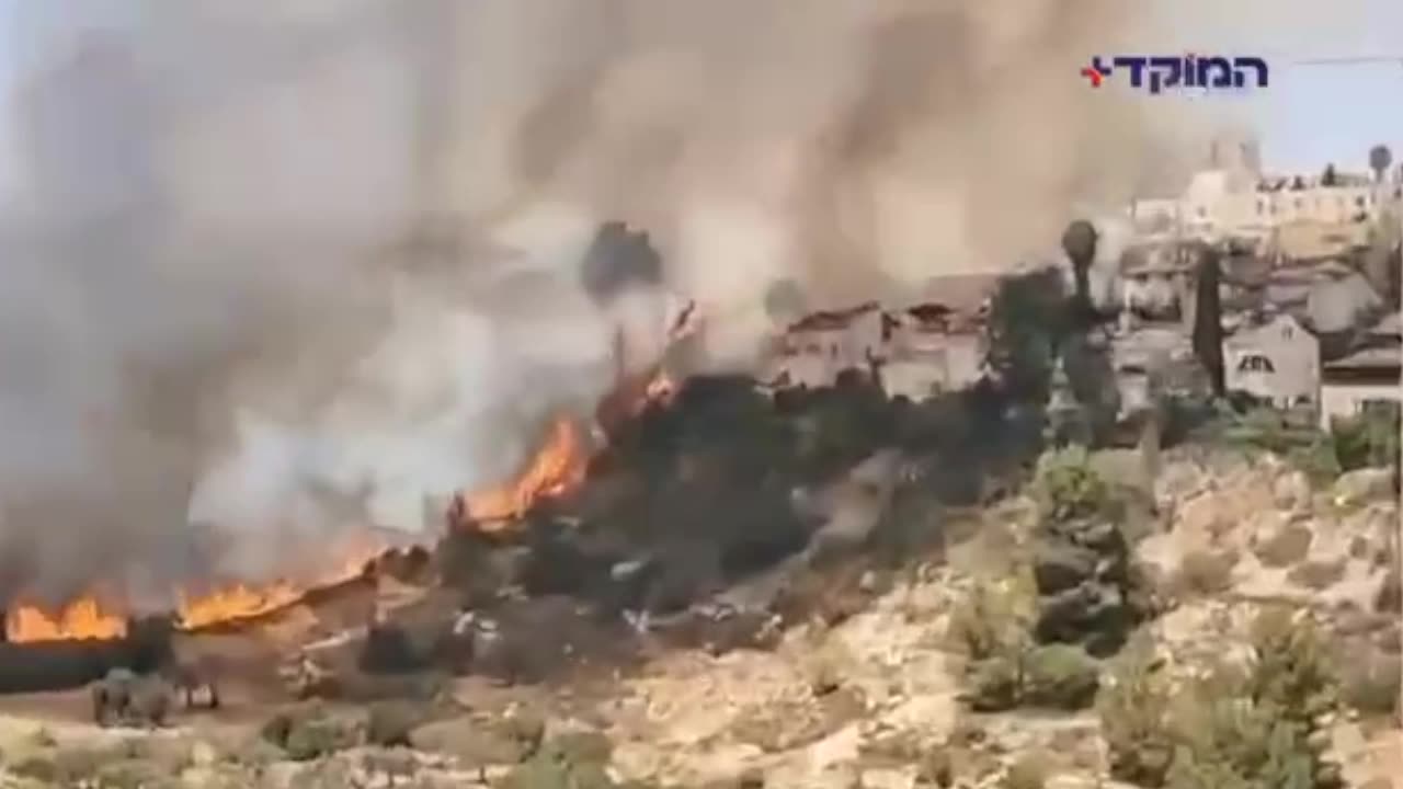 Hezbollah attacked northern Israel with a massive rocket attack