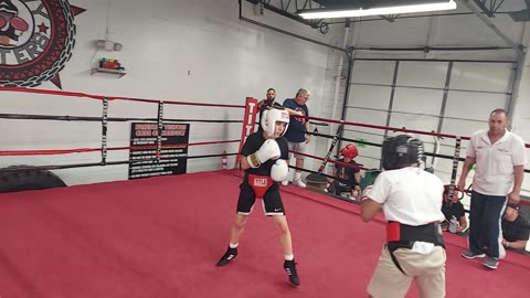 Joey sparring Jacob 2. 4/14/23