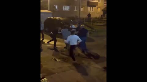 Medics Trying To Break Up A Fight Beaten By Migrants In Russia