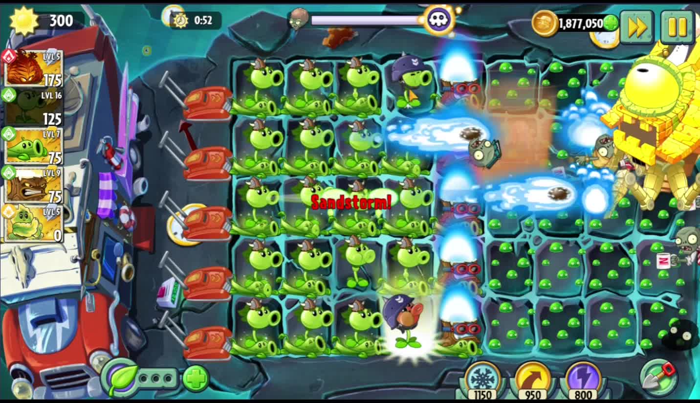 Plants vs Zombies 2 - Penny's Pursuit - Zomboss - Inferno - November 2022