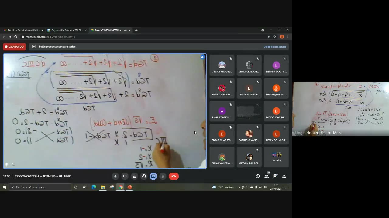 TRILCE SEMESTRAL 2021 | SEMANA 09 | TRIGONOMETRÍA: REPASO