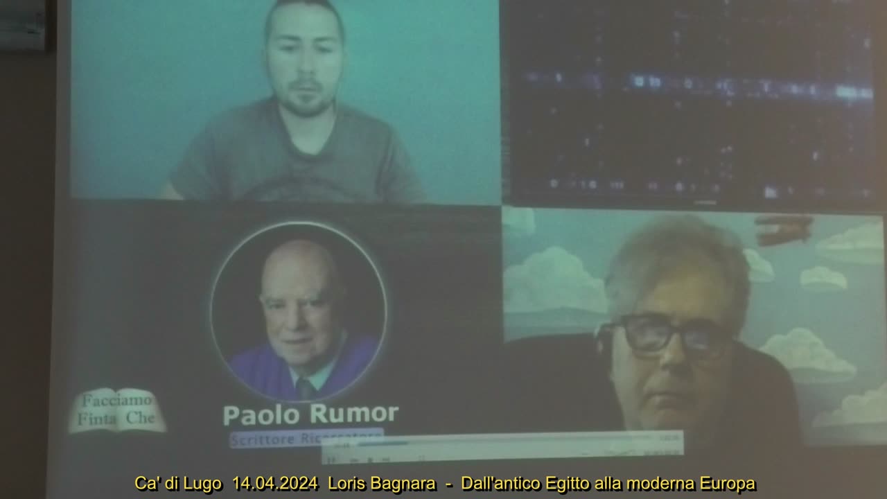 Ca' di Lugo 14.04.2024 - Loris Bagnara "Dall'antico Egitto alla moderna Europa" Pt. 1