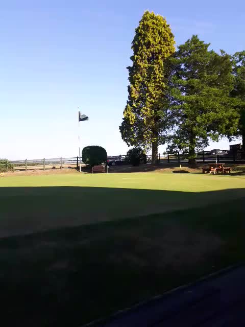 Coffee time at Tavistock Golf course Aug 2022