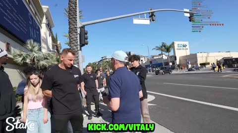 Vitaly on KICK - Random Guy Knocks Out 73 Year Old Pedophile LIVE! - EMS! SENT TO HOSPITAL!