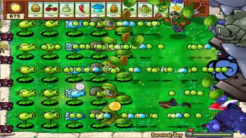 Plants vs Zombies Hack - ALL PEA PLANTS VS GARGANTUAR VS DR ZOMBOSS