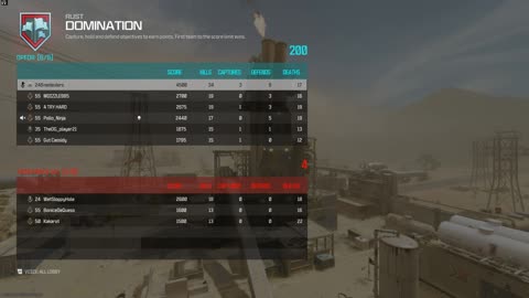 COD MW3 Domination Rust 200 to 4