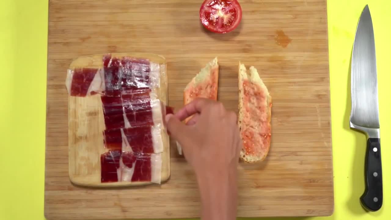 [Easy Recipe] Jamon Iberico De Bellota Bocadillo Sandwich