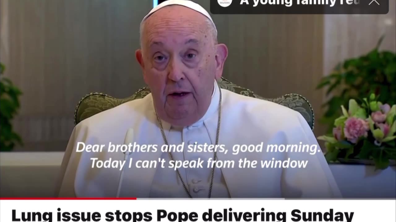 Something odd looking about Pope