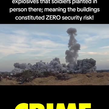 Israel blows up the Medical Faculty of the IUG to the south of Gaza city.