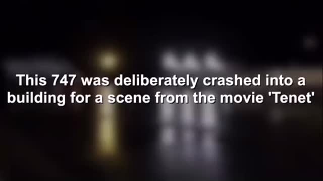 Large Plane Gets “Crashed ” In to the Airport Building