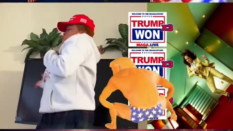 Pt.10 Trump's Party Train Dance Celebration "Trump Won" MAGA Dance Compilation