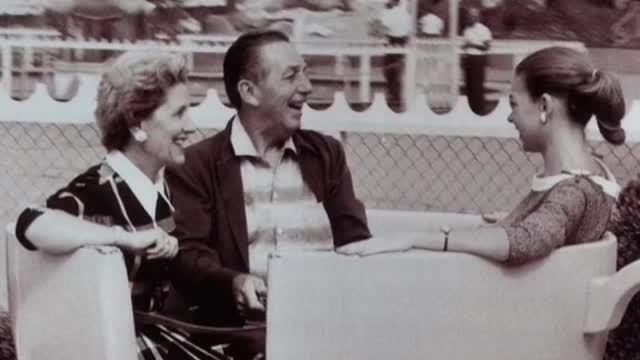 Old photos of Walt Disney on rides