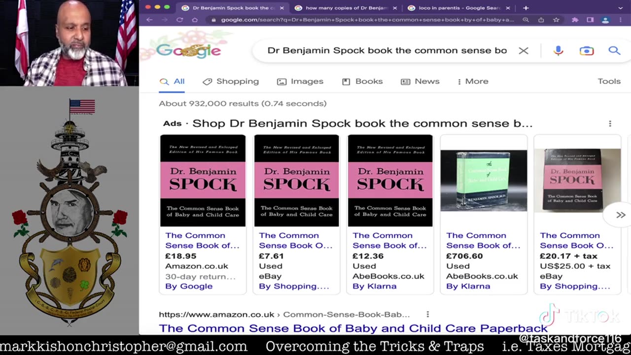 Loco Parentis, & Dr. Benjamin Spock's book of Common Sense Childcare.