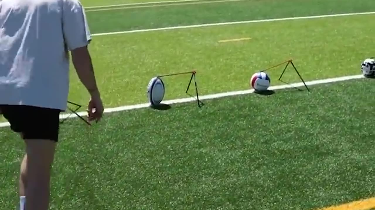 kicking a field goal with every ball