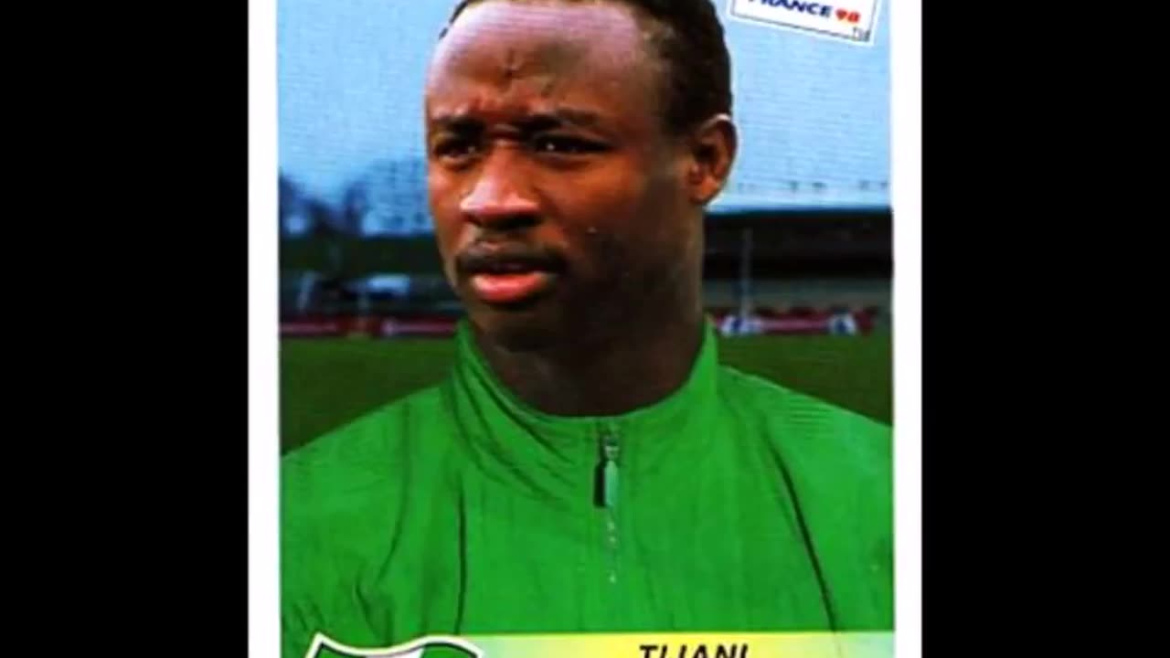 PANINI STICKERS NIGERIA TEAM WORLD CUP 1998