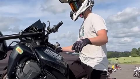 Bike on track