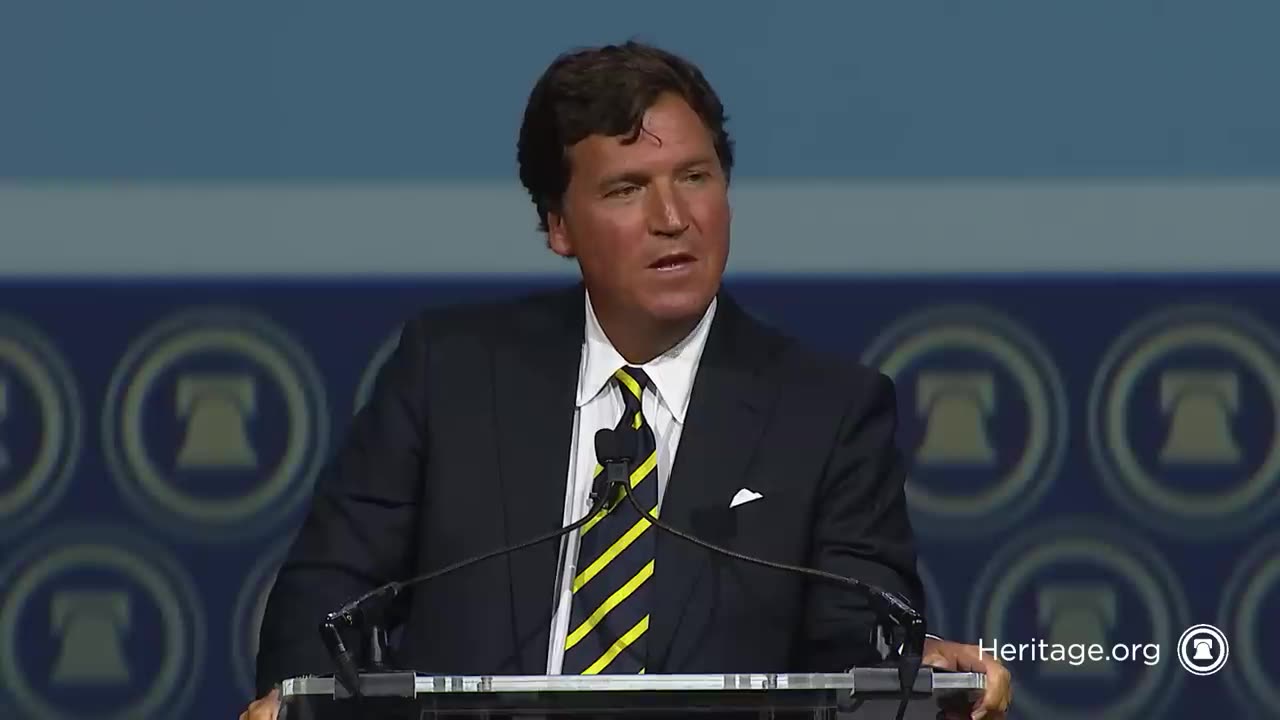 TUCKER SPEAKS AT HERITAGE FOUNDATION