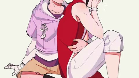 Naruto couple exchange their outfit