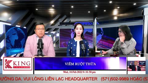 VIÊM RUỘT THỪA - 02/16/2022 - The KING Channel
