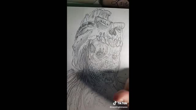 Tiktok collection of my Halloween artwork part 2