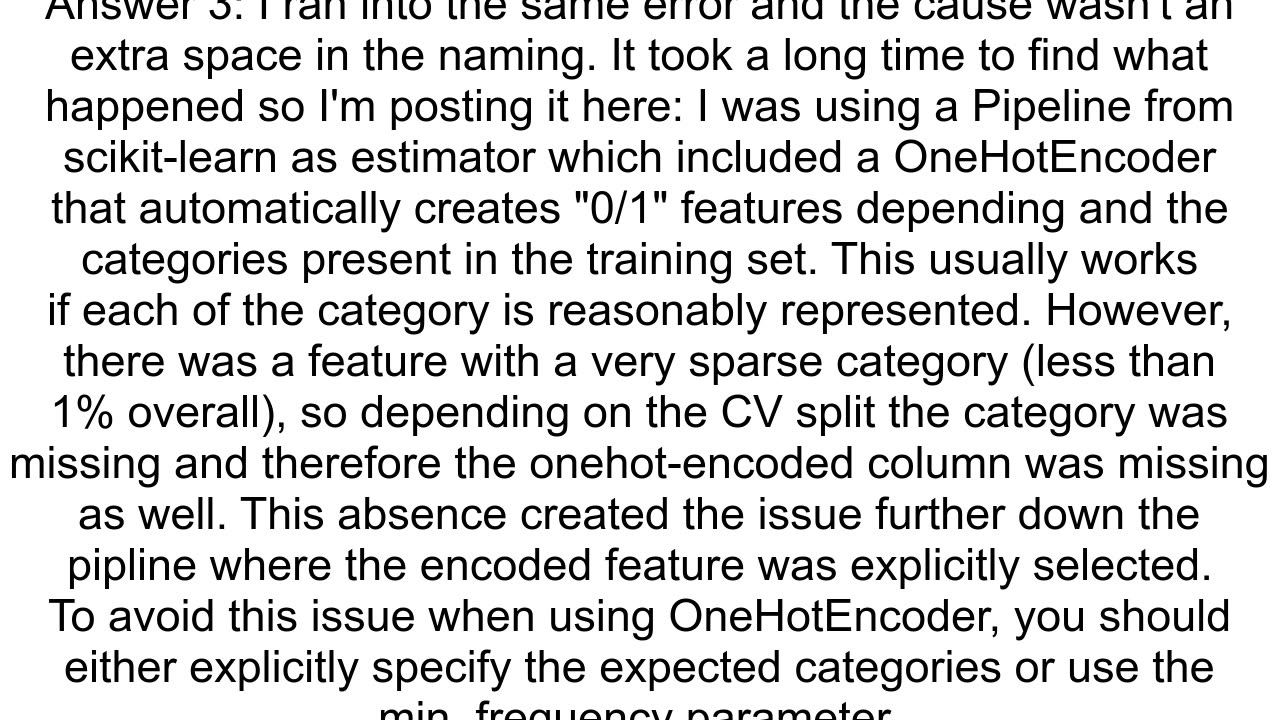 FitFailedWarning Estimator fit failed The score on this traintest partition for these parameters wi