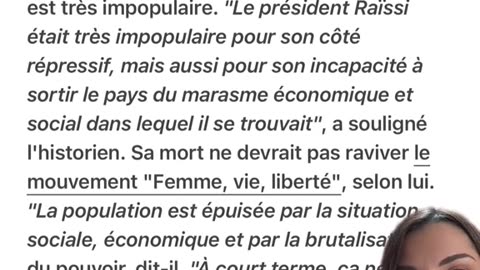 La morte del presidente iraniano