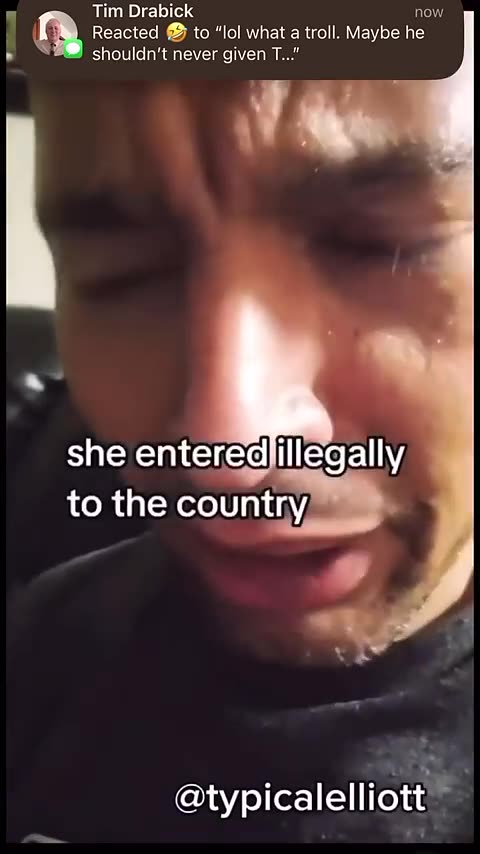 He is concerned that Trump will deport his mother in law. Lol 😂