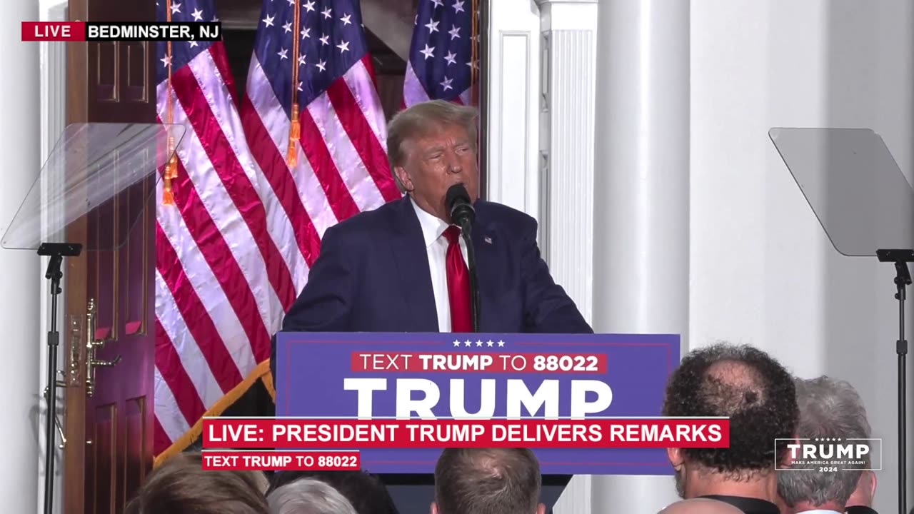 Donald Trump Speech at Bedminster New Jersey after Being Indicted - June 13, 2024